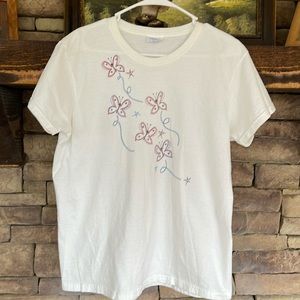 Red white and blue T-shirt